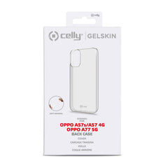 GELSKIN - Cover morbida trasparente in TPU compatibile con Oppo A57s/ A57 4G/ A77 5G