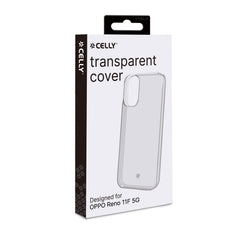 GELSKIN - Cover morbida trasparente in TPU compatibile con Oppo Reno 11F 5G