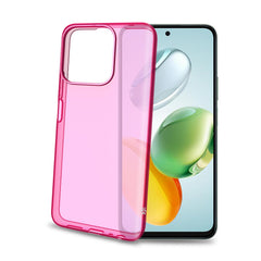 GELSKIN - Cover morbida trasparente rosa in TPU compatibile con Honor 200 Smart
