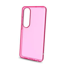 GELSKIN - Cover morbida trasparente rosa in TPU compatibile con Oneplus Nord CE 4 Lite