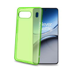 GELSKIN - Cover morbida trasparente verde in TPU compatibile con Oneplus Nord 4