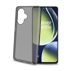 GELSKIN - Cover morbida trasparente nero in TPU compatibile con Oneplus Nord CE 3 Lite