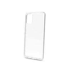 GELSKIN - Cover morbida trasparente nero in TPU compatibile con Samsung Galaxy A41