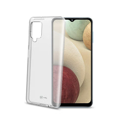 GELSKIN - Cover morbida trasparente nero in TPU compatibile con Samsung Galaxy A12/ Galaxy M12