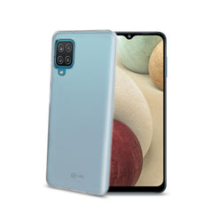 GELSKIN - Cover morbida trasparente nero in TPU compatibile con Samsung Galaxy A12/ Galaxy M12