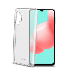 GELSKIN - Cover morbida trasparente nero in TPU compatibile con Samsung Galaxy A32 5G/ Galaxy A32 5G Enterprise Edition