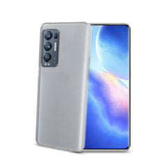 GELSKIN - Cover morbida trasparente nero in TPU compatibile con Oppo Find X3 Neo 5G/ Reno 5 Pro+ 5G