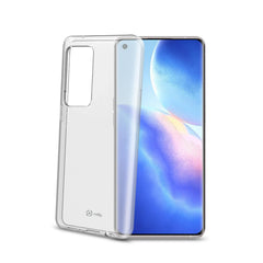 GELSKIN - Cover morbida trasparente nero in TPU compatibile con Oppo Find X3 Neo 5G/ Reno 5 Pro+ 5G