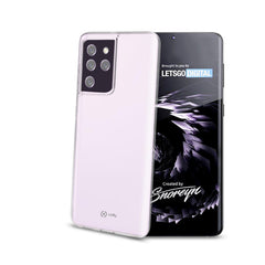 GELSKIN - Cover morbida trasparente nero in TPU compatibile con Samsung Galaxy S21 Ultra 5G/ Galaxy S21 Ultra 5G Enterprise Edition