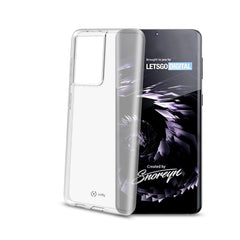GELSKIN - Cover morbida trasparente nero in TPU compatibile con Samsung Galaxy S21 Ultra 5G/ Galaxy S21 Ultra 5G Enterprise Edition