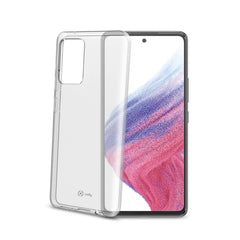 GELSKIN - Cover morbida trasparente nero in TPU compatibile con Samsung Galaxy A53 5G/ Galaxy A53 5G Enterprise Edition