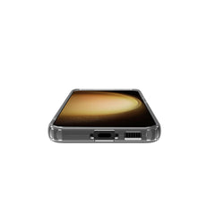 GELSKINMAG - Cover morbida trasparente in TPU, compatibile con la tecnologia Magsafe, anello magnetico color Bianco per Samsung Galaxy S23+ 5G