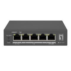 GEP-0531 - SWITCH GIGABIT PoE 5 porte, 802.3at/af/bt PoE, 4 uscite PoE, 60W