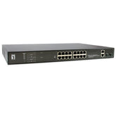 LEVELONE GEP-2021 - SWITCH 20-PORTE GIGABIT POE 802.3at/af 270W, 2x Gigabit RJ45 + 2x Gigabit SFP