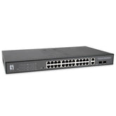 LEVELONE GEP-2841 - SWITCH 28-PORTE WEBSMART GIGABIT POE, 375W, 2x Uplink SFP, 2x Uplink Gigabit, 24x PoE