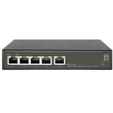 LEVELONE GES-2105P - SWITCH HILBERT 5-PORTE GIGABIT SMART LITE POE 802.3at/af 60W, 4-Porte POE