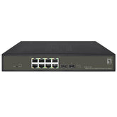 LEVELONE GES-2110P - SWITCH HILBERT 10-PORTE GIGABIT SMART LITE POE 802.3at/af 130W, 8-Porte POE + 2-Porte Gigabit SFP