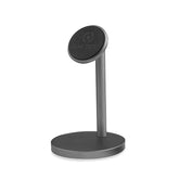 GHOSTDESK - Supporto da scrivania magnetico, universale per tutti gli smartphone, orientabile a 360°, incluse 2 placche metalliche