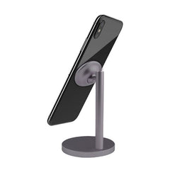 GHOSTDESK - Supporto da scrivania magnetico, universale per tutti gli smartphone, orientabile a 360°, incluse 2 placche metalliche