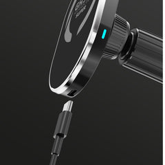 GHOSTSUPERMAGCH - 15W Wireless Charger Car Holder compatible with Magsafe technology