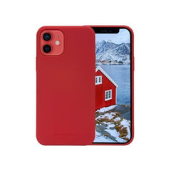 Greenland - Custodia in Plastica Riciclata per iPhone 12 mini - Rosso Lampone