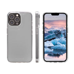 Greenland - Custodia per iPhone 14 Pro in 100% Plastica Riciclata - Trasparente