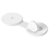 CARICATORE WIRELESS Qi2 MAGNETICO PIEGHEVOLE 2-in-1 da 25W - (supporto per Aplle Watch)