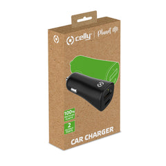 GRSCCUSBUSBC - Caricabatteria da auto con doppia porta USB-A e USB-C, potenza massima 32 Watt