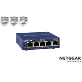 NETGEAR GS105GE Switch Unmanaged 5 porte Gigabit, Garanzia a vita e NBD