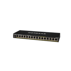 GS316P-100EUS - Netgear Switch Unmanaged Gigabit Ethernet (10/100/1000) Nero POE