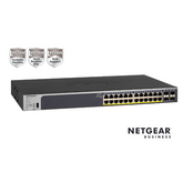 NETGEAR GS728TP Switch Smart Managed Pro 24 porte Gigabit PoE+(tot 190W),Garanzia a vita