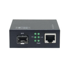 LEVELONE GVM-2000 - MEDIA CONVERTER Gigabit RJ45-SFP intelligente, compatibile con chassis montabile su rack da 19"
