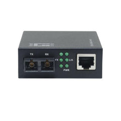 LEVELONE GVM-2001 - MEDIA CONVERTER Smart Gigabit RJ45-SC, Fibra Multi-Mode, 850nm, 500M, Compatibile con chassis montabile su rack da 19"
