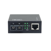 LEVELONE GVM-2002 - MEDIA CONVERTER Smart Gigabit RJ45-SC, fibra monomodale, 1310 nm, 20 km, compatibile con chassis montabile su rack da 19"