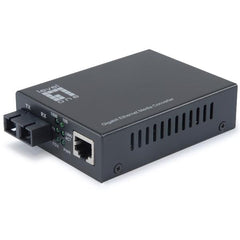 LEVELONE GVT-2001 - MEDIA CONVERTER GIGABIT da RJ45 a SC, Fibra MultiModale, 550m