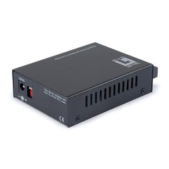 LEVELONE GVT-2002 - MEDIA CONVERTER GIGABIT da RJ45 a SC, fibra monomodale, 1310nm, 20 km