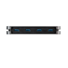 Hub USB 3.0 a 4 porte - da USB-A a 4x USB-A - SuperSpeed 5Gbps portatile USB 3.2 Gen 1 Type-A Hub - USB alimentato via bus - Hub USB per laptop/desktop con cavo lungo 28cm e gestio