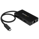 Hub USB 3.0 a 3 pt /USB-C/Gbe