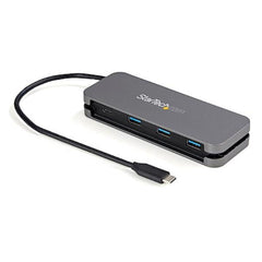 Hub USB C a 4 porte - 3x USB-A/1x USB-C - 5Gbps Hub USB 3.0 Type C (USB 3.2 Gen 1) - Alimentato via bus - Adattatore hub multiporta portatile da USB tipo C a USB-A - Cavo integrato