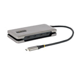Hub USB-C a 4 porte - Multipresa USB Type-C Portatile con Power Delivery 100W Pass-Through - Ciabatta USB 3.1 10Gbps con cavo avvolgente da 32 cm - Splitter/Replicatore di Porte US