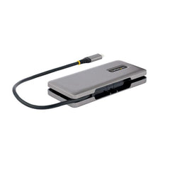 Hub USB-C a 4 porte - Multipresa USB Type-C Portatile con Power Delivery 100W Pass-Through - Ciabatta USB 3.1 10Gbps con cavo avvolgente da 32 cm - Splitter/Replicatore di Porte US