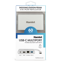 HDKC-PD100 USB-C PD 60W + USB+LAN+HDMI