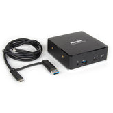HDKC-PD8000 Docking Universale USB-A 3.0 + USB-C PD 85W -Porte 3xUSB 3.0 + 2HDMI + LAN + Audio. Alimen.100W Incluso
