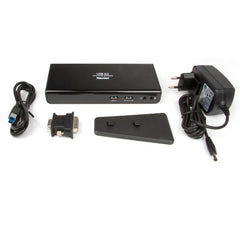 HDOCKS300 - Docking Universale USB-A 3.0 - 6 porte USB+LAN+HDMI+DVI/VGA+AUDIO