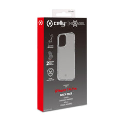 HEXAGEL - Cover trasparente semi rigida, ultra resistente in Poliuretano + Policarbonato compatibile con Apple iPhone 14 Pro