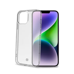 HEXAGEL - Cover trasparente semi rigida, ultra resistente in Poliuretano + Policarbonato compatibile con Apple iPhone 14 Plus