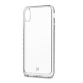 HEXALITE - Cover trasparente semi rigida, ultra resistente in Poliuretano + Policarbonato compatibile con Apple iPhone Xs Max