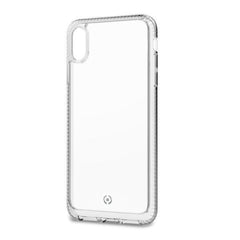 HEXALITE - Cover trasparente semi rigida, ultra resistente in Poliuretano + Policarbonato compatibile con Apple iPhone Xs Max