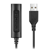 HHEADA-UA - Telecomando Adattatore audio da Jack a USB-A per cuffie PC
