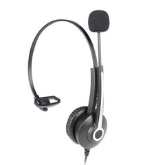 HHEADM-UJM RENOVA CUFFIA MONOAURALE CON MIC. - COMBO USB E JACK 3.5mm + TELECOMANDO